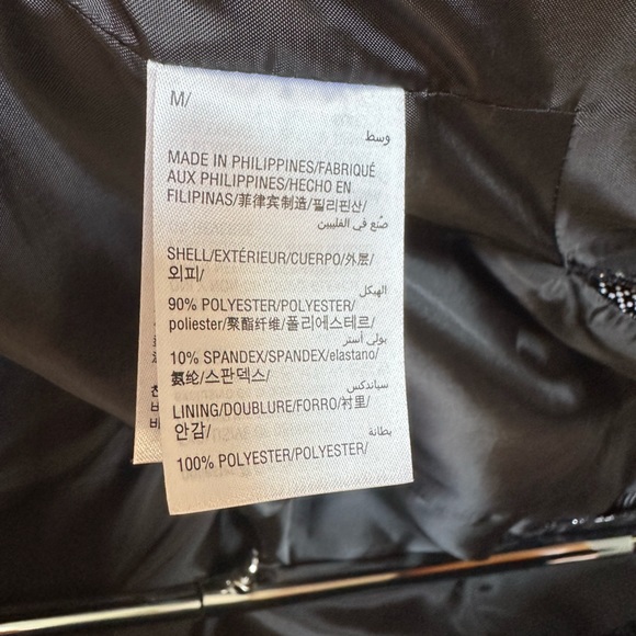 Black and Silver Geometric Sport Blazer - Picture 3 of 5